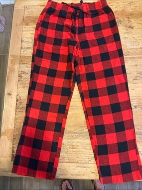 Kohl's Red and Black Buffalo Plaid Pajama Pants for Kids